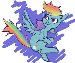 Size: 900x756 | Tagged: safe, artist:dunnstar, rainbow dash, pony, g4, female, solo