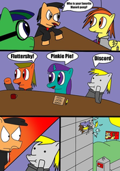 Size: 500x711 | Tagged: safe, comic, employer meme, exploitable meme, hejibits, meme, ponified