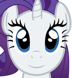 Size: 778x845 | Tagged: safe, artist:maybyaghost, rarity, g4, cute, don't blink or she'll get ya, raribetes, solo, twily face