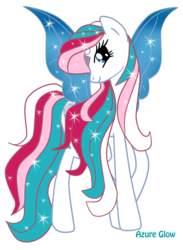 Size: 999x1363 | Tagged: safe, artist:mlpazureglow, star catcher, pegasus, pony, g3, g4, female, g3 to g4, generation leap, mare, simple background, solo, transparent background