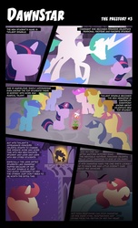 Size: 457x750 | Tagged: safe, princess celestia, twilight sparkle, oc, ask dawnstar, g4, dawnstar, flashback, tumblr