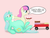 Size: 1280x960 | Tagged: safe, artist:8aerondight8, bon bon, lyra heartstrings, sweetie drops, earth pony, pony, unicorn, g4, belly, big belly, bloated, cake, duo, duo female, eating, feedee, feeder, feeder bon bon, feeding, female, food, food baby, force feeding, imminent weight gain, lyra feedee, not pregnant, puffy cheeks, stuffed, stuffed belly, stuffing, wagon