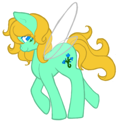 Size: 1237x1278 | Tagged: safe, artist:sinclair2013, morning glory, flutter pony, pony, g1, g4, female, g1 to g4, generation leap, mare, simple background, solo, transparent background