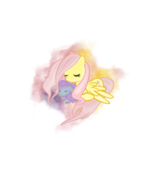 Size: 1000x1169 | Tagged: safe, artist:finalflutter, fluttershy, g4, ewe, sleeping