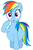 Size: 593x901 | Tagged: safe, rainbow dash, g4, kick, preggo dash, pregnant, pregnant edit