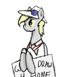 Size: 337x423 | Tagged: safe, derpy hooves, pegasus, pony, g4, commission, female, mare, moneys