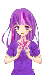Size: 550x850 | Tagged: safe, artist:d-tomoyo, twilight sparkle, human, g4, humanized, simple background, transparent background
