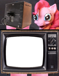 Size: 699x900 | Tagged: safe, pinkie pie, g4, creepy, exploitable meme, realistic, template, tv meme