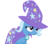 Size: 6818x6000 | Tagged: safe, artist:optimus97, trixie, pony, unicorn, g4, magic duel, my little pony: friendship is magic, absurd resolution, amulet, cape, clothes, female, hat, mare, simple background, smiling, solo, transparent background, vector, wizard hat