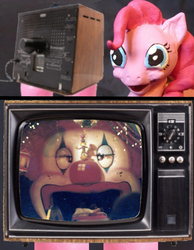 Size: 699x900 | Tagged: safe, pinkie pie, g4, clown, creepy, exploitable meme, sculpture, tv meme