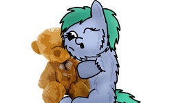 Size: 1024x610 | Tagged: safe, artist:inkiepie, fluffy pony, cute, daaaaaaaaaaaw, fluffy pony original art, teddy bear