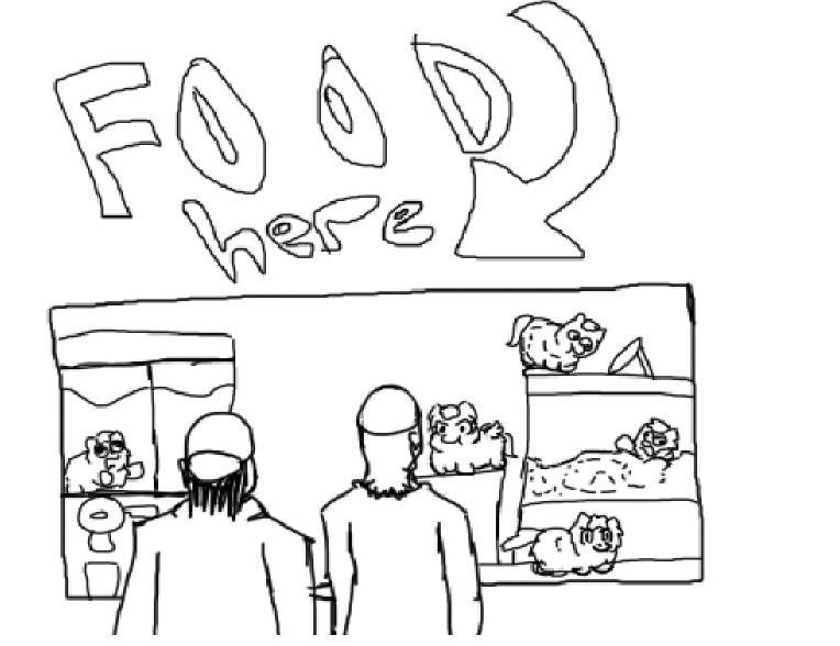 #222150 - safe, artist:aichi, fluffy pony, clerks, fluffy pony original ...