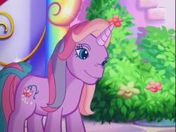 Size: 640x480 | Tagged: safe, screencap, lily lightly, pony, unicorn, a very pony place, come back lily lightly, g3, crystal rainbow castle
