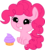 Size: 500x560 | Tagged: safe, artist:java--jive, pinkie pie, earth pony, pony, g4, baby, baby pie, baby pony, cupcake, filly, foal