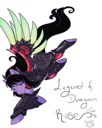 Size: 1440x1800 | Tagged: safe, artist:ladyduskfall, ponified, rose, rose (character), the legend of dragoon