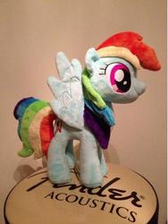 Size: 720x960 | Tagged: safe, artist:bitterxtea, rainbow dash, pony, g4, irl, photo, plushie, solo