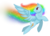 Size: 2520x1800 | Tagged: safe, artist:ladyduskfall, rainbow dash, pony, g4, female, simple background, solo, transparent background