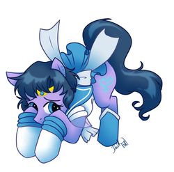 Size: 1256x1241 | Tagged: safe, artist:ladyduskfall, earth pony, pony, 2012, boots, circlet, clothes, ear piercing, earring, female, gloves, jewelry, mizuno ami, piercing, ponified, sailor mercury, sailor moon (series), sailor senshi, sailor uniform, shoes, shy, simple background, solo, uniform, white background