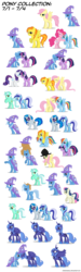 Size: 1500x5000 | Tagged: safe, artist:mixermike622, bon bon, dj pon-3, fluttershy, lyra heartstrings, minuette, pinkie pie, princess luna, rainbow dash, rarity, spitfire, sweetie drops, trixie, twilight sparkle, vinyl scratch, alicorn, earth pony, pegasus, pony, unicorn, g4, female, hat, kissing, lesbian, luxie, lyrette, mare, s1 luna, ship:flutterdash, ship:pinkiedash, ship:rarilight, ship:spitdash, ship:twidash, ship:twixie, ship:vinylette, shipping, simple background, spitshy, spread wings, transparent background, wings