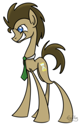 Size: 849x1315 | Tagged: safe, artist:cuttycommando, doctor whooves, time turner, earth pony, pony, g4, male, simple background, solo, transparent background