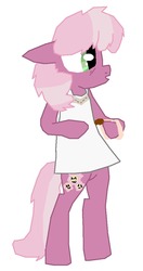 Size: 558x1053 | Tagged: artist needed, safe, cheerilee, earth pony, pony, g4, 30 minute art challenge, bipedal, clothes, nightgown