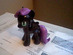 Size: 640x480 | Tagged: safe, artist:monsterxstripes, oc, oc only, oc:nyx, pony, brushable, customized toy, solo, toy