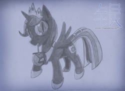 Size: 3365x2453 | Tagged: safe, artist:silverthe-dragon, princess celestia, oc, oc:nyx, pony, g4, costume, solo