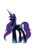 Size: 7323x10630 | Tagged: safe, artist:silverarrow87, oc, oc only, oc:nyx, alicorn, pony, fanfic:past sins, absurd resolution, alicorn oc, armor, crown, ethereal mane, fanfic art, hoof shoes, jewelry, male, older, older nyx, regalia, rule 63, simple background, slit pupils, solo, stallion