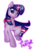 Size: 591x861 | Tagged: safe, artist:anthocat, twilight sparkle, pony, unicorn, g4, eye, eyes, female, happy, horn, smiling, solo, tail