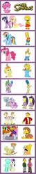 Size: 600x2876 | Tagged: safe, bon bon, diamond tiara, flam, flim, fluttershy, granny smith, lyra heartstrings, pinkie pie, pumpkin cake, rainbow dash, silver spoon, spike, sweetie drops, twilight sparkle, earth pony, human, pegasus, pony, unicorn, g4, abe simpson, atlas, bart simpson, carl carlson, colt, comparison chart, crossover, female, flim flam brothers, grampa simpson, homer simpson, lenny leonard, lisa simpson, lyle lanley, maggie simpson, male, mare, marge simpson, ship:pinkiespike, shipping, squeaky voiced teen, straight, the simpsons, upvote bait