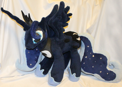 Size: 1000x715 | Tagged: safe, artist:alexgoneloco, princess luna, pony, g4, irl, photo, plushie, solo