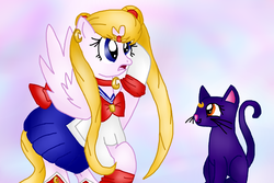 Size: 1200x800 | Tagged: safe, artist:cooler94961, luna (sailor moon), ponified, sailor moon (series)