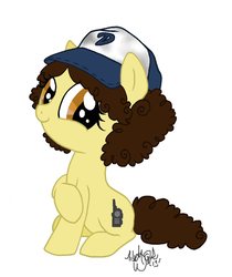Size: 1406x1677 | Tagged: safe, artist:peachpalette, clementine (walking dead), filly, ponified, the walking dead, the walking dead game