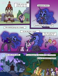 Size: 750x981 | Tagged: safe, artist:scarecrow31, nightmare moon, twilight sparkle, g4, comic, the fresh prince of bel-air, theme song