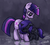 Size: 410x368 | Tagged: artist needed, safe, twilight sparkle, oc, oc:nyx, alicorn, pony, unicorn, fanfic:past sins, g4, alicorn oc, crying, fanfic art, hug, puddle, rain, reflection, scene interpretation, shaking, tears of pain, trembling, unicorn twilight