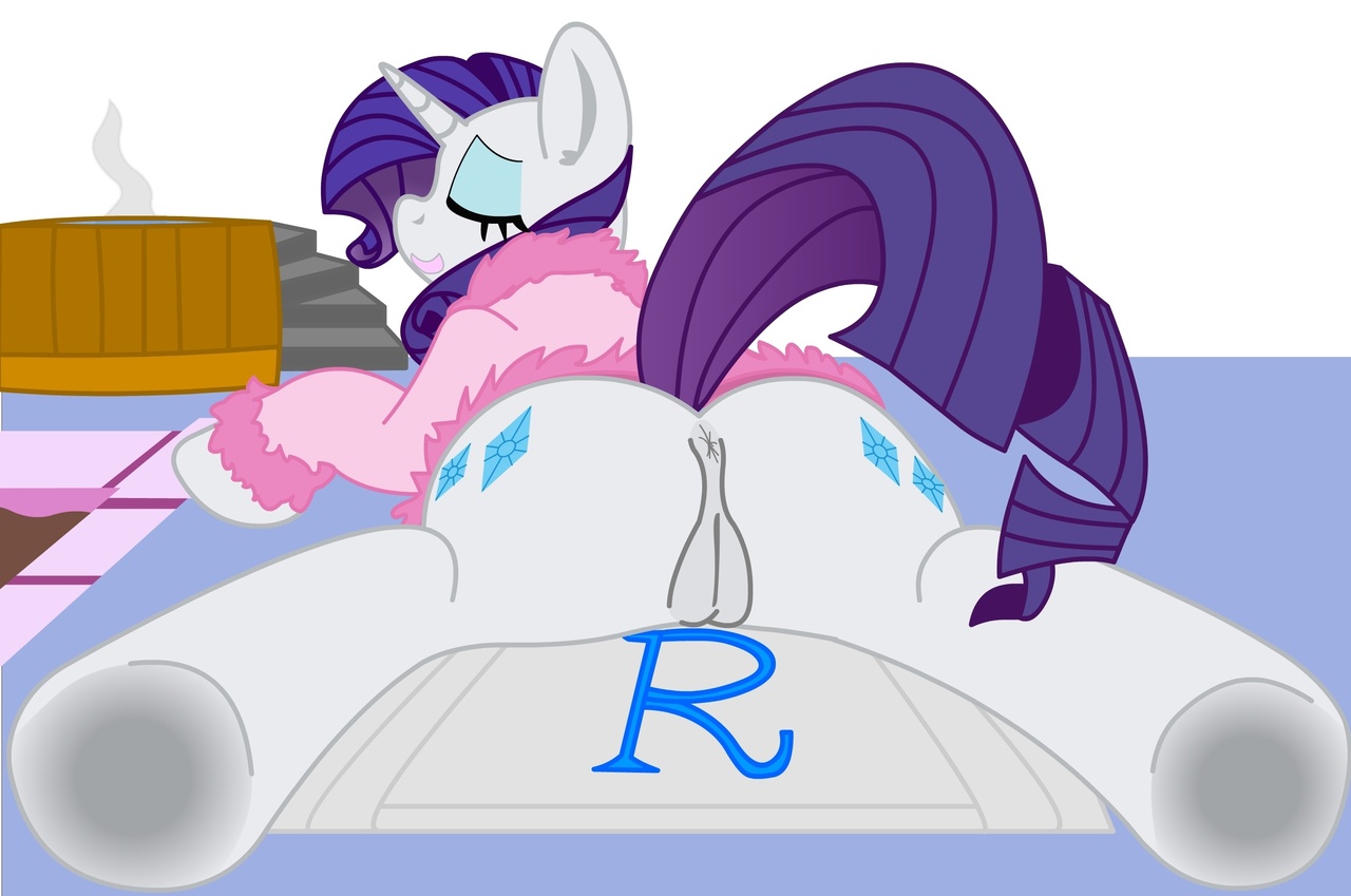 explicit, artist:sweethd, rarity, <b>pony</b>, g4, butt, clothes, female, nudity, ...