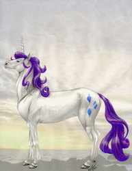 Size: 1008x1309 | Tagged: safe, artist:styx-leagon, rarity, pony, g4, female, hoers, realistic, solo