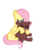 Size: 5787x6969 | Tagged: safe, artist:sofunnyguy, fluttershy, pegasus, pony, g4, absurd resolution, cute, filly, hiding, scared, shyabetes, simple background, teddy bear, transparent background, vector