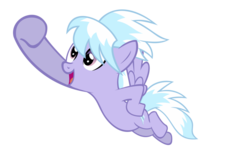 Size: 900x594 | Tagged: dead source, safe, artist:thatsgrotesque, cloudchaser, pegasus, pony, g4, female, flying, simple background, solo, transparent background, vector