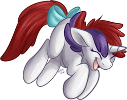Size: 702x557 | Tagged: safe, artist:fizzy-dog, moondancer (g1), pony, unicorn, g1, g4, bow, female, g1 to g4, generation leap, horn, mare, simple background, solo, tail bow, transparent background