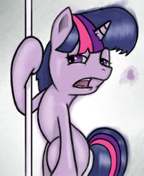 Size: 838x1024 | Tagged: safe, artist:silentghost3, twilight sparkle, g4, pole dancing