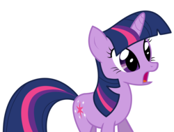 Size: 4435x3355 | Tagged: dead source, safe, artist:eruvon, twilight sparkle, pony, unicorn, g4, female, simple background, solo, transparent background, unicorn twilight, vector