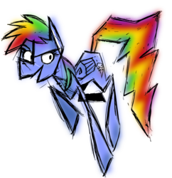 Size: 800x825 | Tagged: dead source, safe, artist:kidcoelacanth, rainbow dash, pegasus, pony, g4, female, mare, open mouth, simple background, smiling, solo, transparent background
