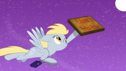 Size: 1191x670 | Tagged: safe, derpy hooves, pegasus, pony, g4, amana07, cute, female, happy, mare