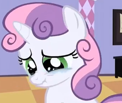 Size: 342x288 | Tagged: safe, sweetie belle, g4, crying, scrunchy face