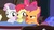 Size: 1072x603 | Tagged: safe, apple bloom, scootaloo, sweetie belle, g4, milkshake, scrunchy face