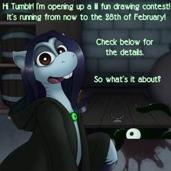 Size: 1000x1000 | Tagged: safe, artist:r perils, oc, oc only, oc:ipsywitch, pony, ask ipsywitch, contest, solo, tumblr