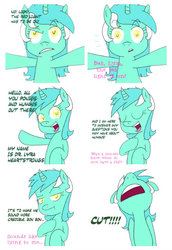 Size: 444x645 | Tagged: safe, lyra heartstrings, pony, unicorn, fanfic:anthropology, g4, anthropology-with-lyra, camera, comic, female, solo, tumblr, tumblr comic