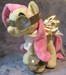 Size: 3049x3441 | Tagged: safe, artist:manlystitches, fluttershy, pony, g4, irl, photo, plushie, solo, steampunk
