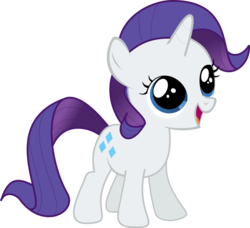 Size: 900x822 | Tagged: safe, artist:implatinum, rarity, pony, unicorn, g4, female, filly, filly rarity, simple background, solo, transparent background, vector, younger